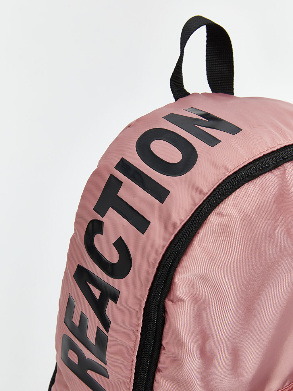 Pembe Yazı Baskılı Kız Çocuk Sırt Çantası-2