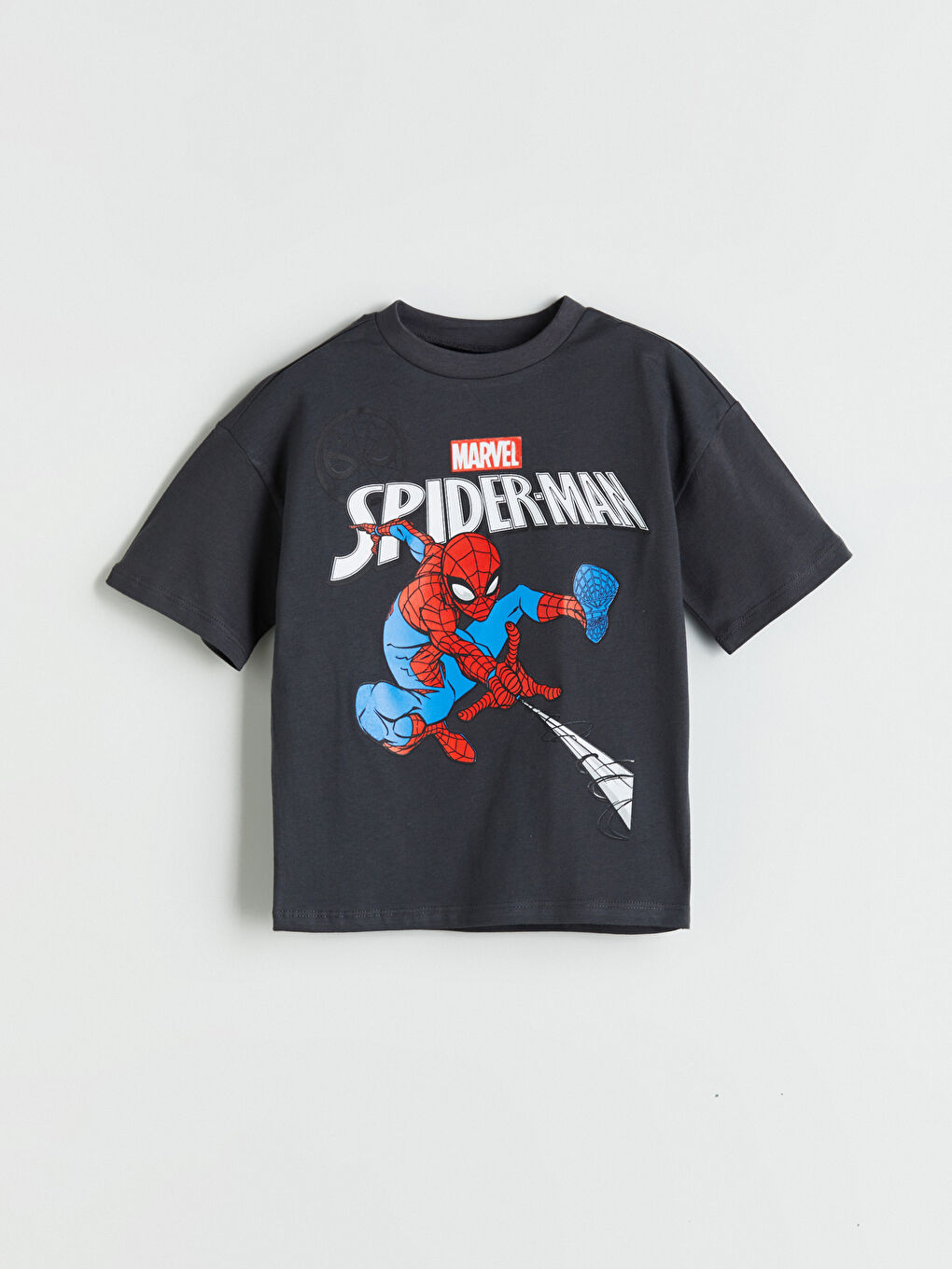 LCW Kids Spider-Man Printed Boys' T-Shirt and Shorts 2 Pack -S5MS40Z1-HEF