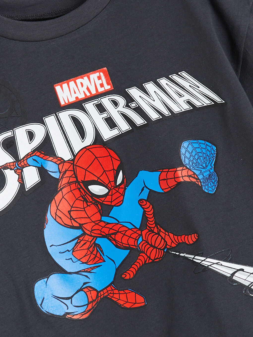 LCW Kids Spider-Man Printed Boys' T-Shirt and Shorts 2 Pack -S5MS40Z1-HEF