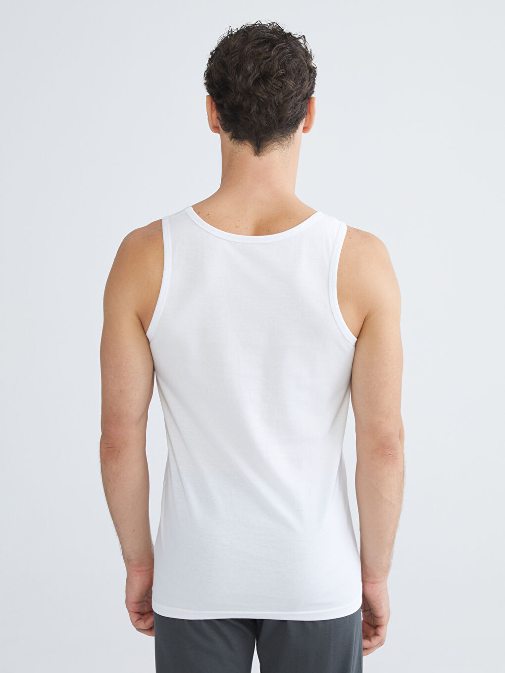 U Neck Jersey Men's Vest 5 Pack-5