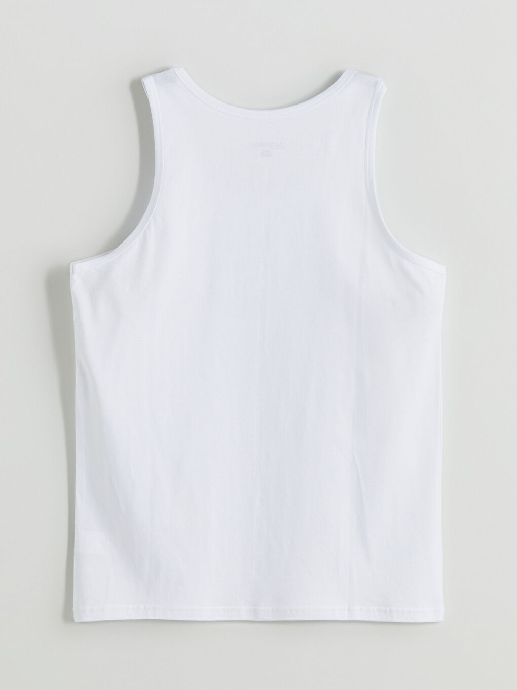 Beyaz U Yaka Penye Erkek Atlet 5'li Paket-13