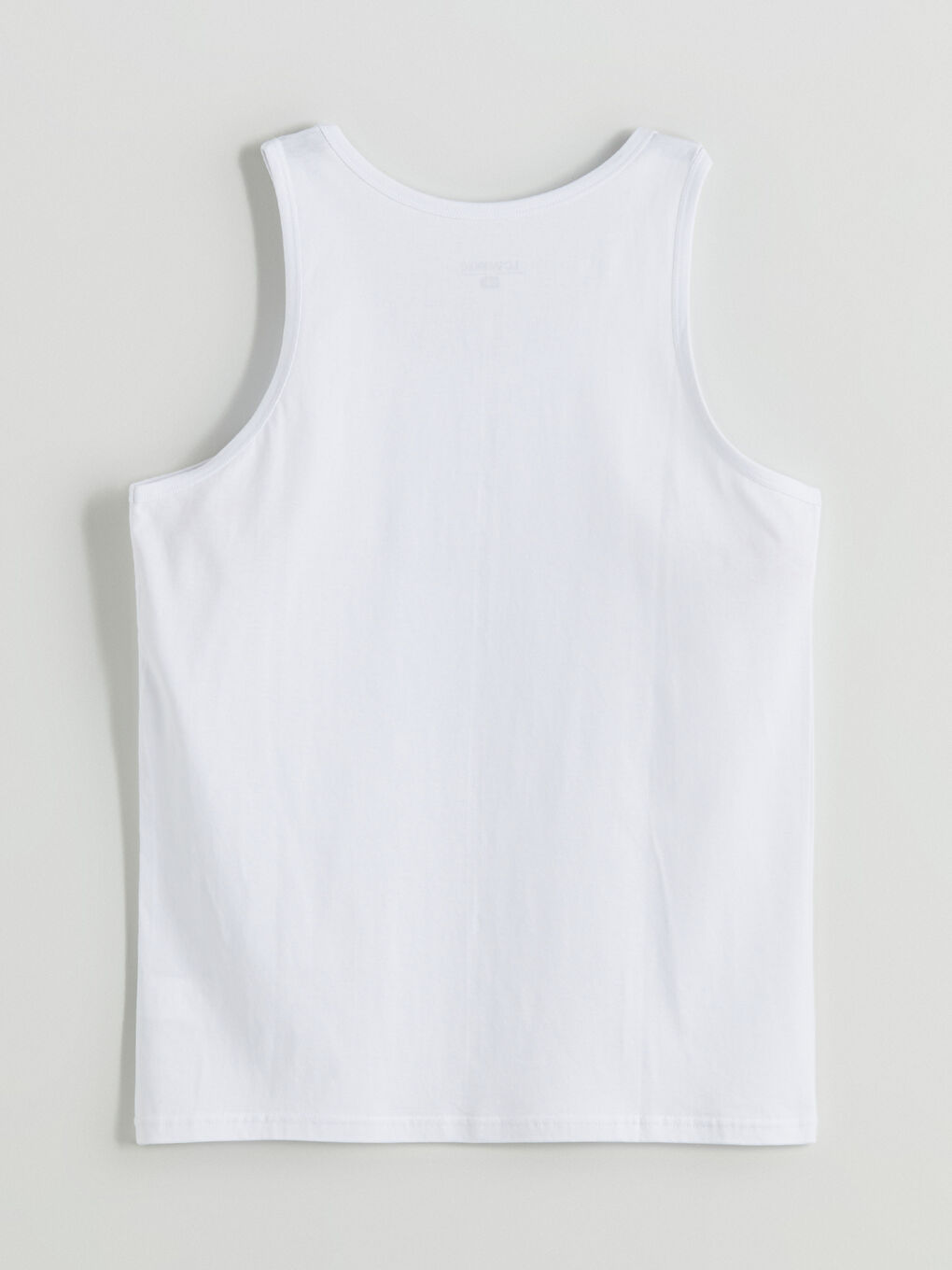 Beyaz U Yaka Penye Erkek Atlet 5'li Paket-15