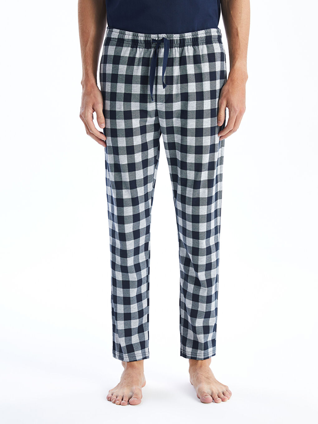 Standard Fit Plaid Men's Pajama Bottoms -S5MS61Z8-LSJ