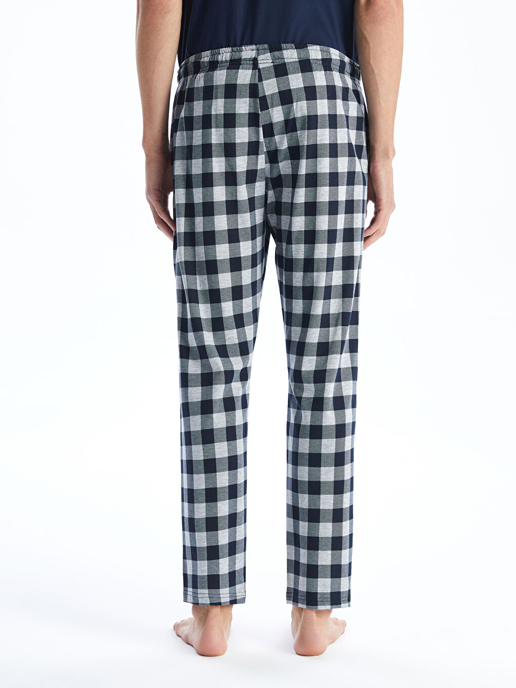 Standard Fit Plaid Men's Pajama Bottoms -S5MS61Z8-LSJ