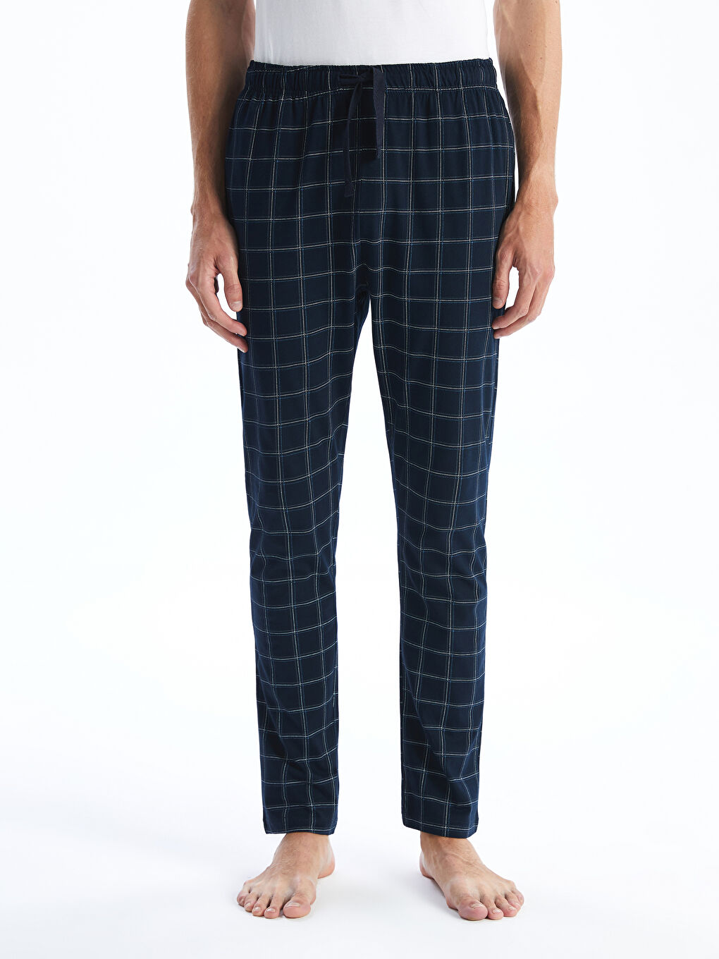Standard Fit Plaid Men's Pajama Bottoms -S5MS62Z8-LSJ