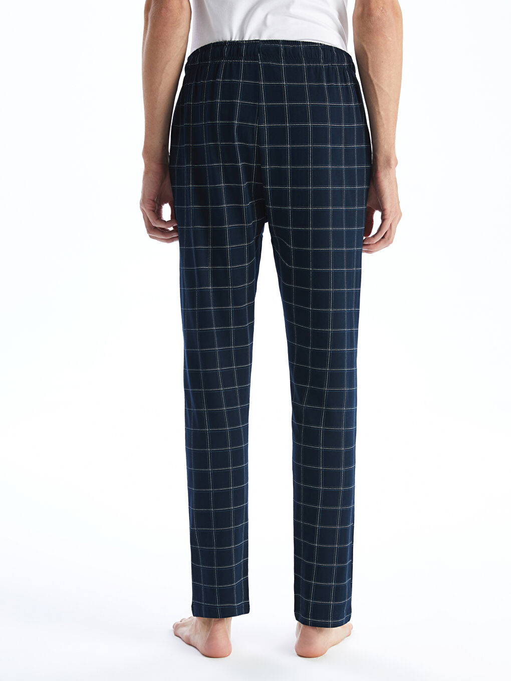 Standard Fit Plaid Men's Pajama Bottoms -S5MS62Z8-LSJ