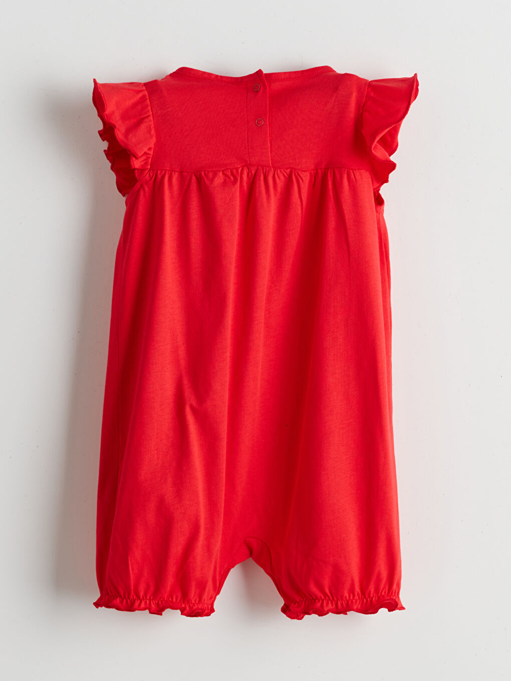 Ribbon Detail Girl'S Baby Cotton Jumpsuit-1