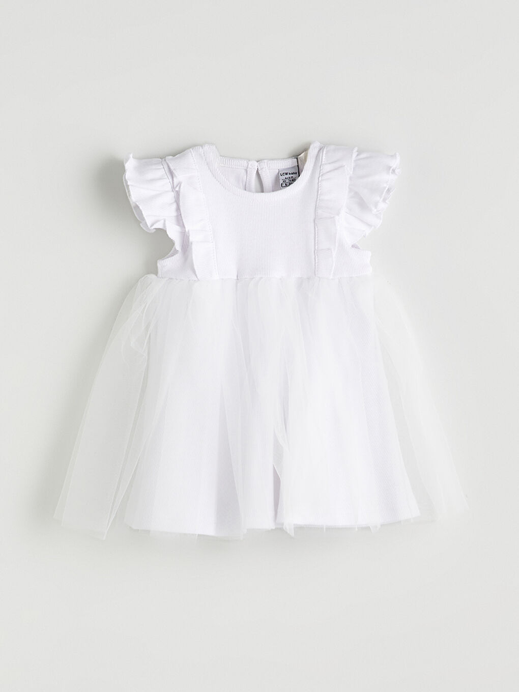 Robe en Tulle à Manches Courtes pour Filles
