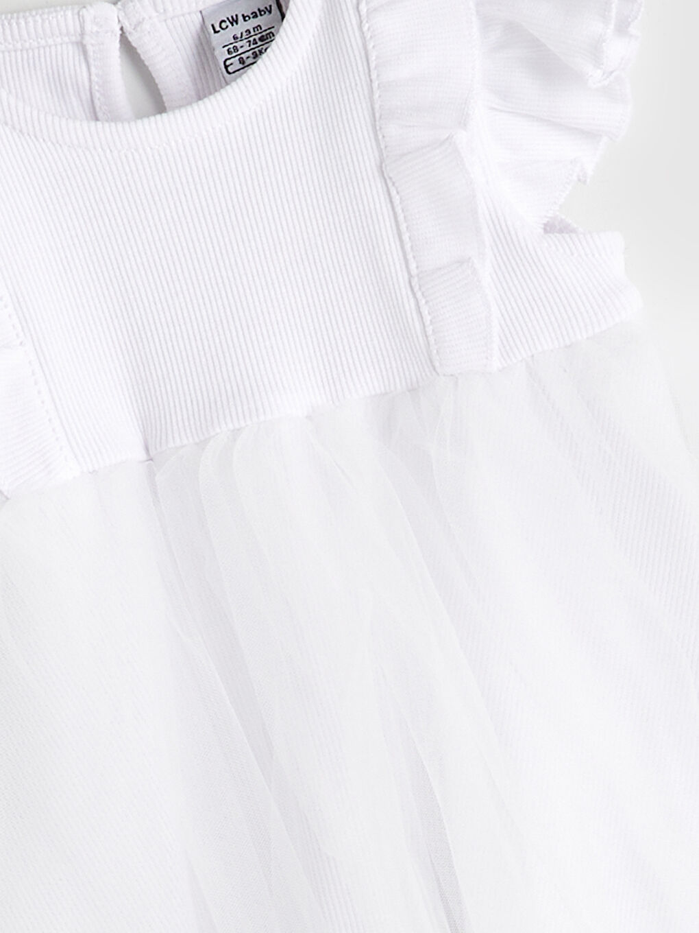 Robe en Tulle à Manches Courtes pour Filles-1