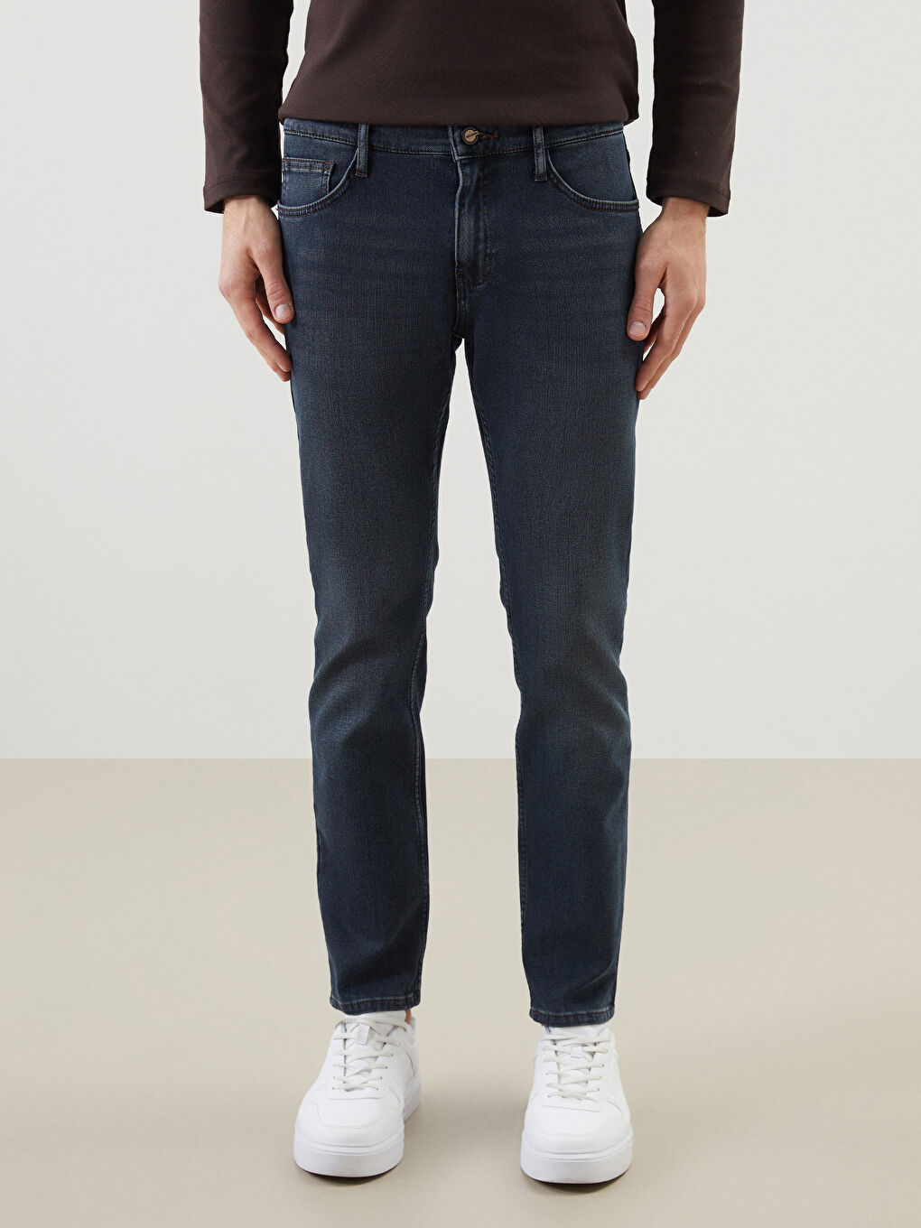 Yeşil 750 Slim Fit Erkek Pantolon-1