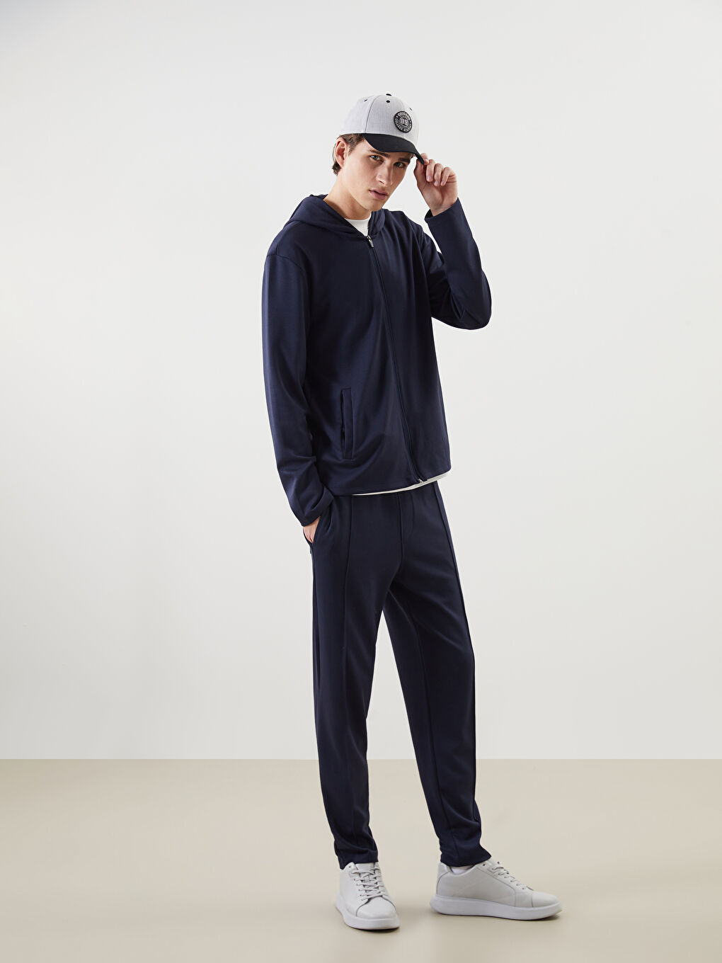 İndigo Standart Kalıp Erkek Eşofman Altı