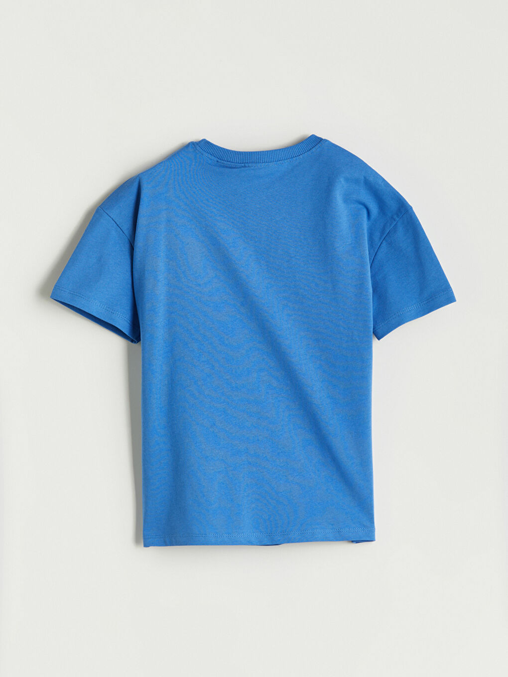 Mavi Superman Baskılı Erkek Çocuk Tişört-3