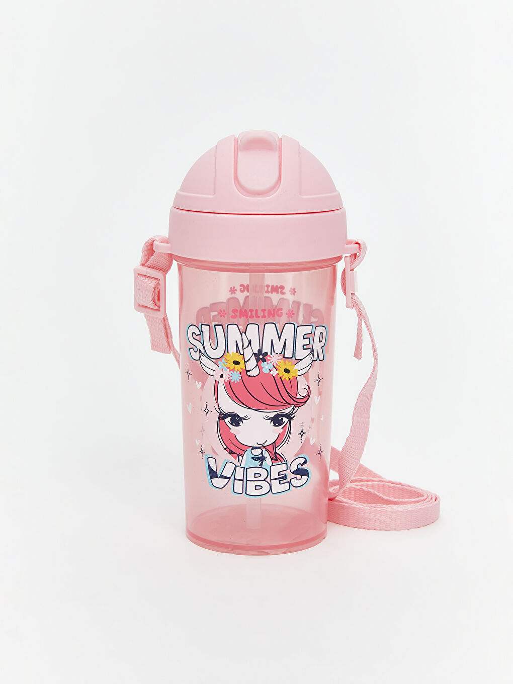 LCW ACCESSORIES Karişik Baskılı Pipetli Suluk 500 ml