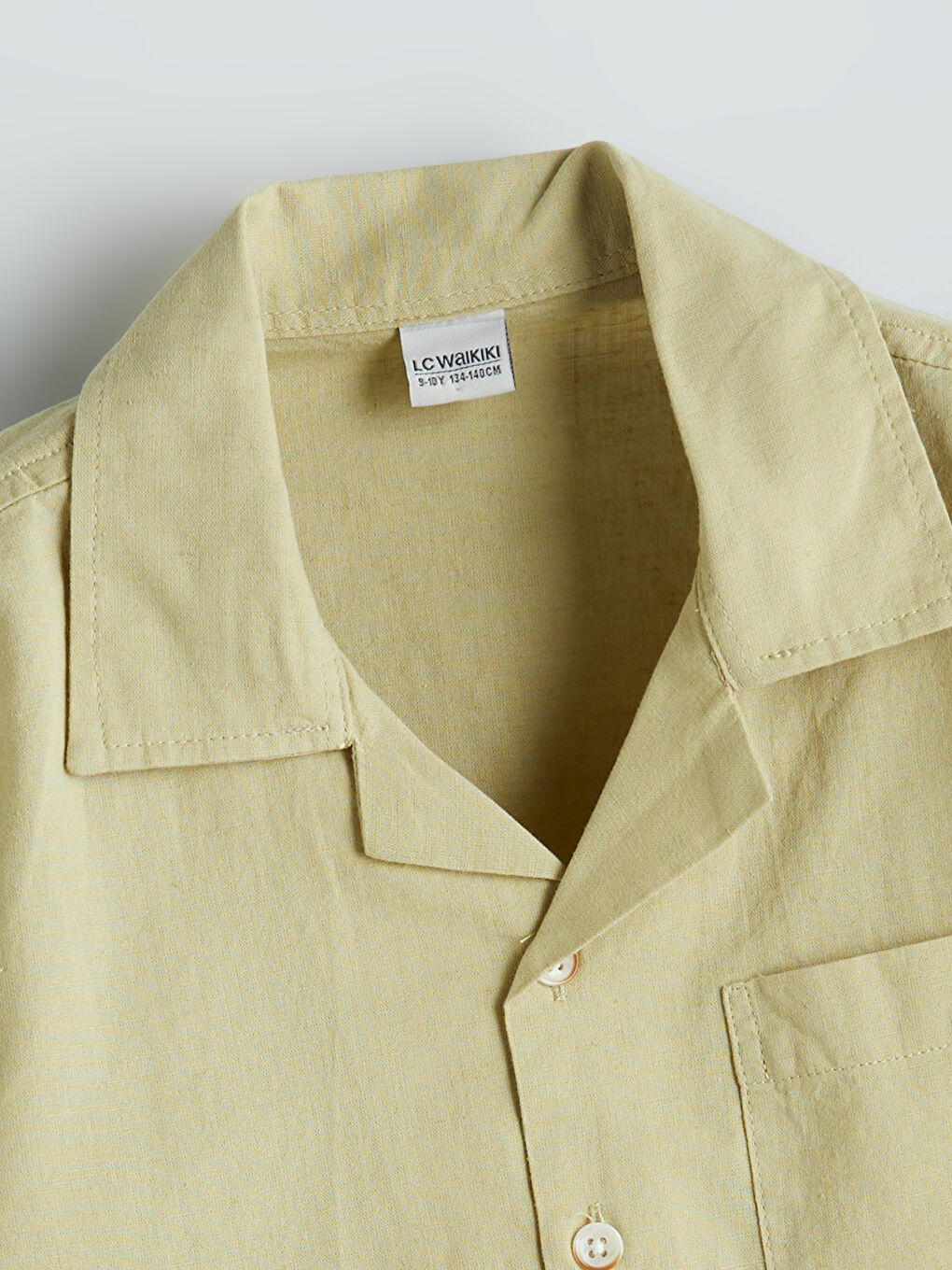 Linen Blend Boys' Shirt -S5MV20Z4-FMD