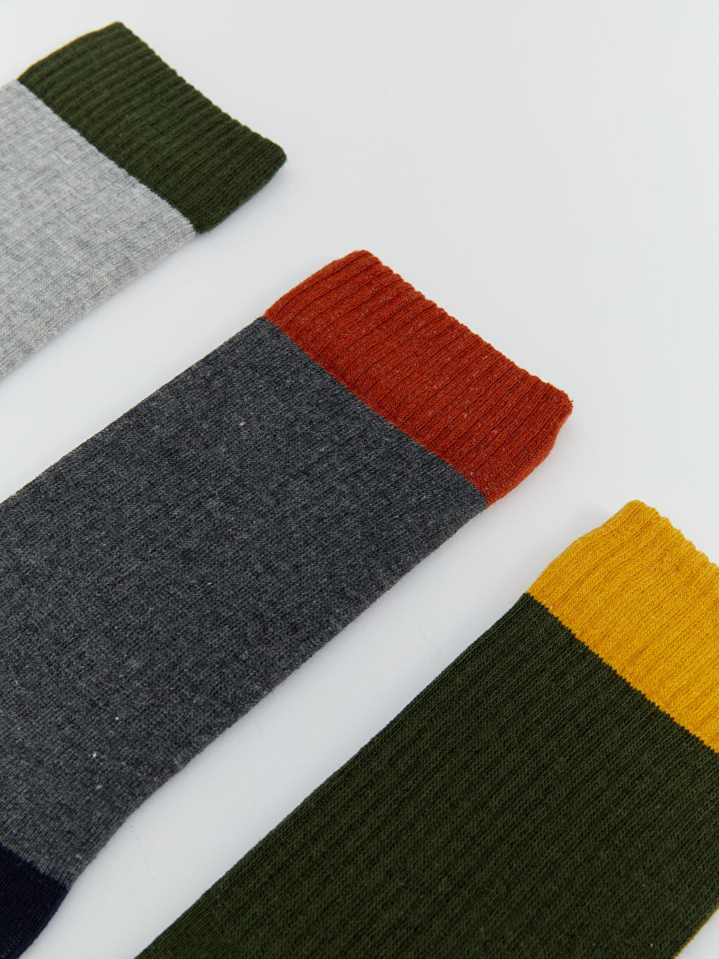 Color Block Men's Ankle Socks 5 Pack-1