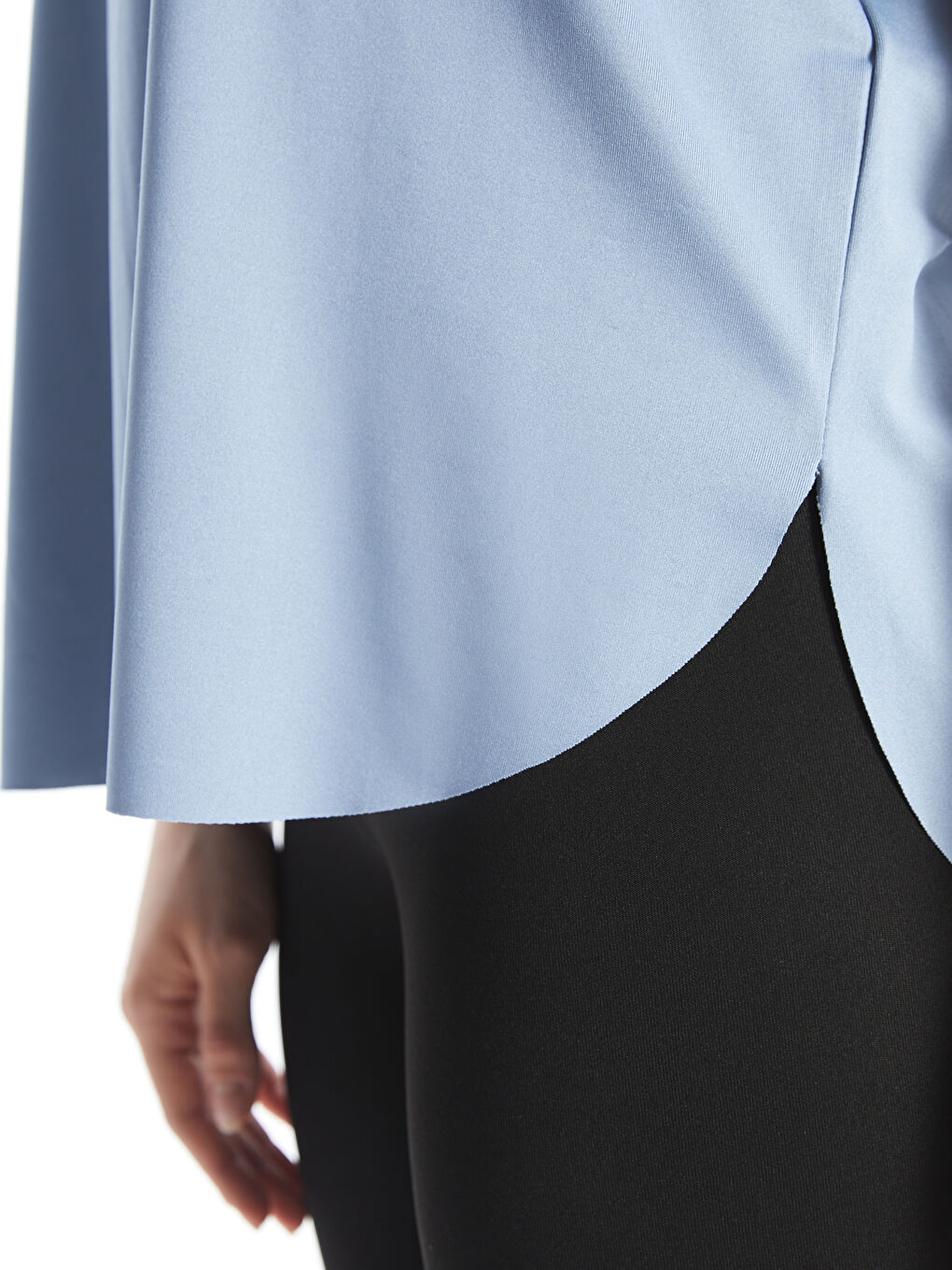 Mavi Bisiklet Yaka Kadın Spor Tişört-2