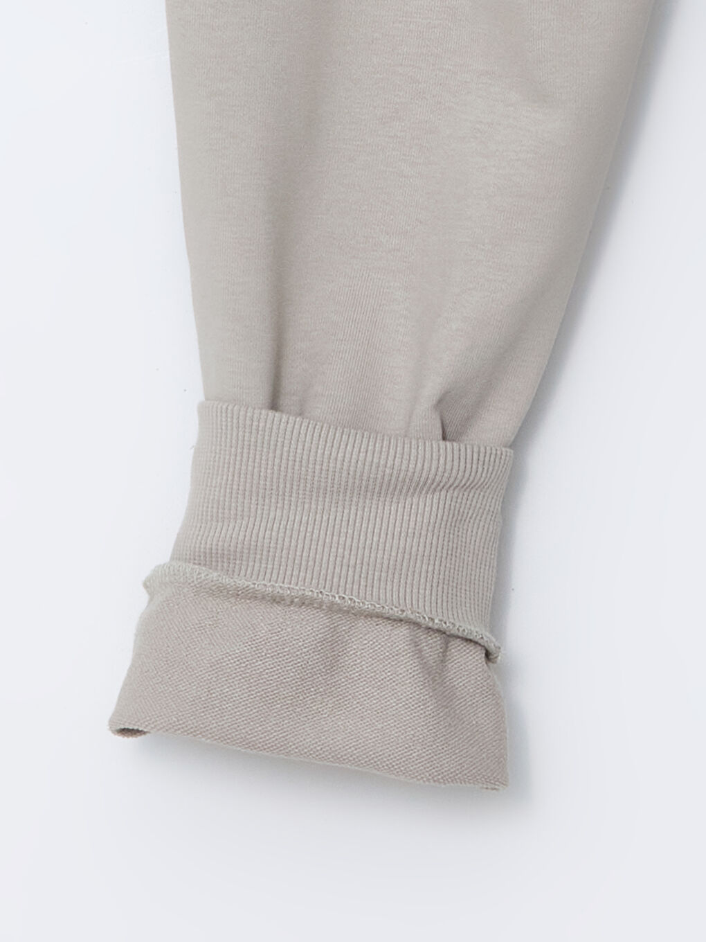 Bej Beli Lastikli Erkek Çocuk Jogger  Eşofman Altı-1