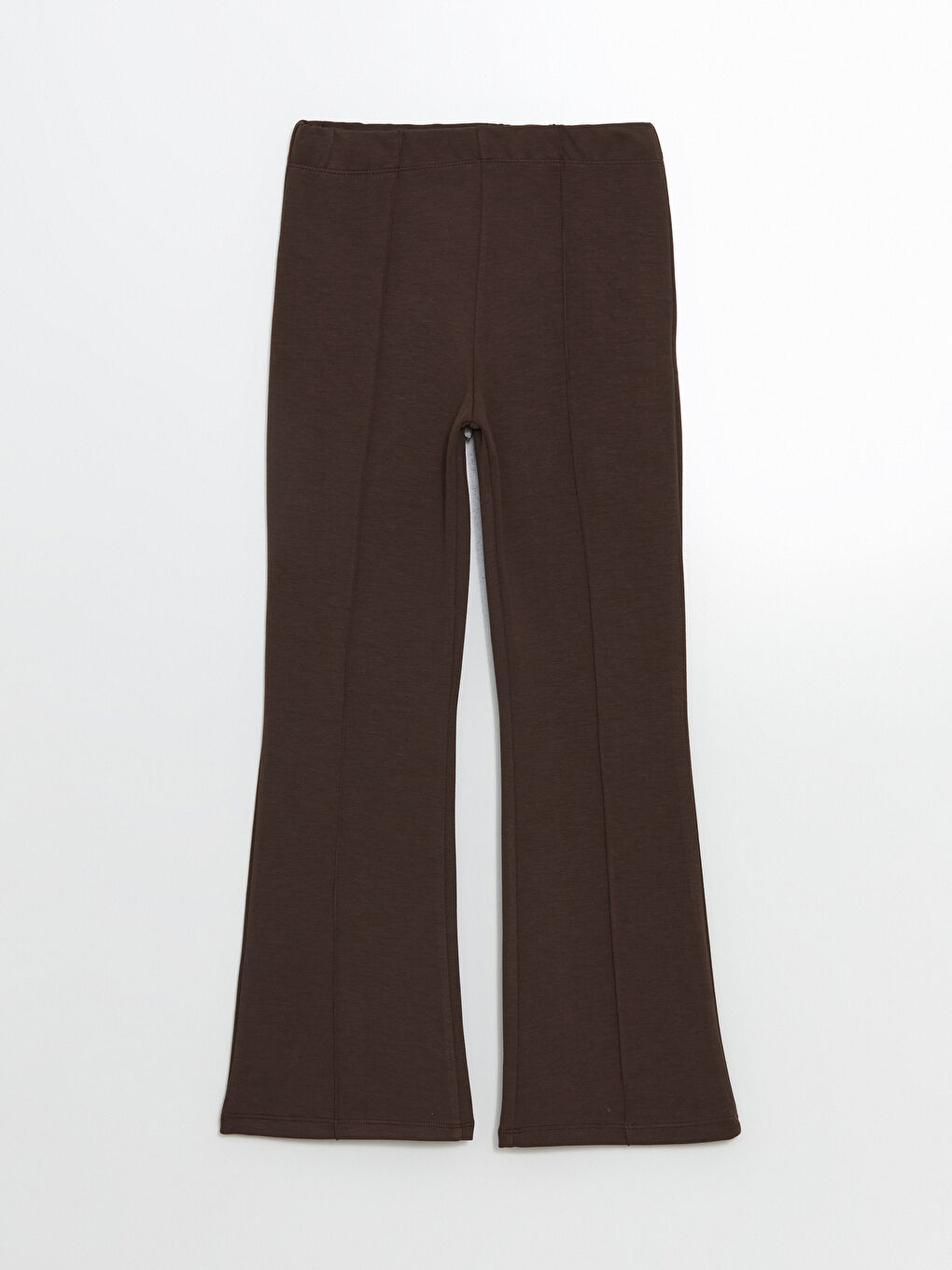 Kahverengi Dik Yaka Soft Touch Kız Çocuk Eşofman Takım-4