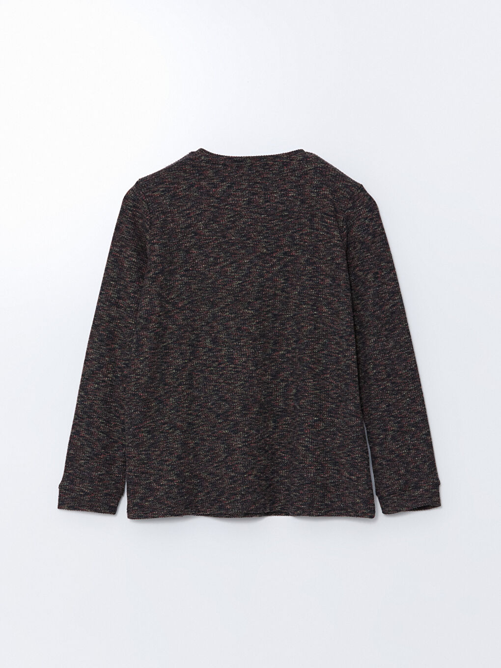 Siyah Bisiklet Yaka Taşlı Kadın Bluz-5