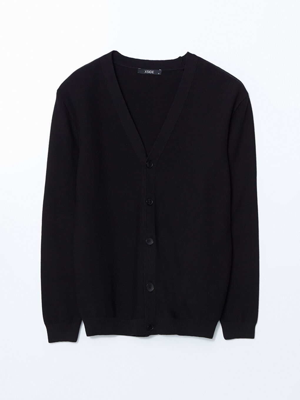 Standard Fit V Neck Men's Tricot Cardigan -S5MY76Z8-CVL
