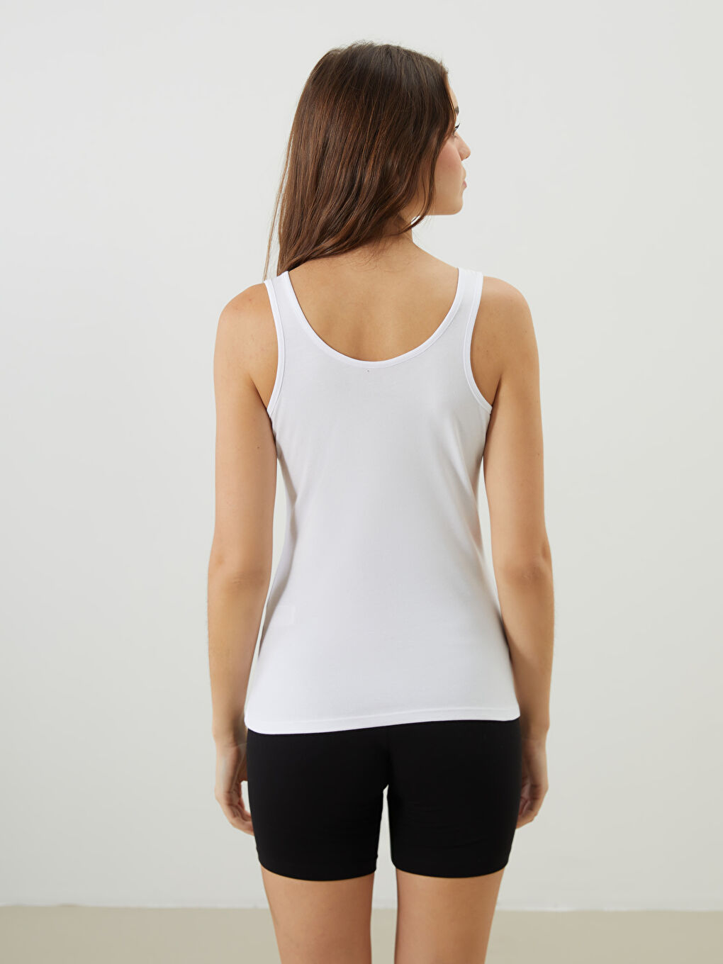 U Neck Women's Vest 2 Pack -S5N014Z8-J5F