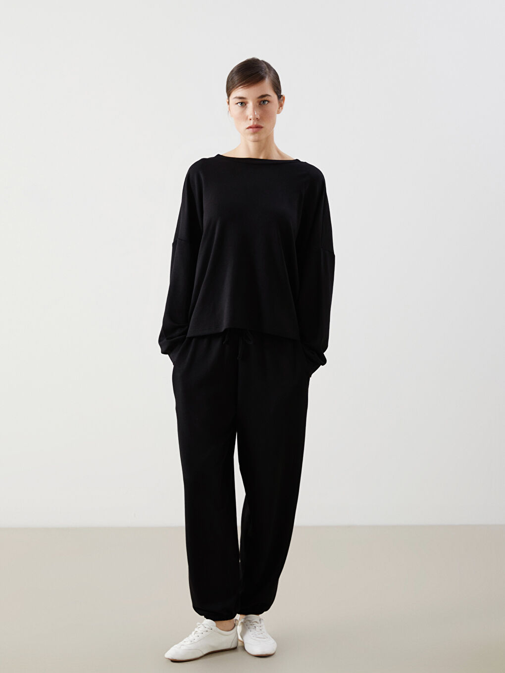 Elastic Waist Women's Jogger Sweatpants -S5N028Z8-UP7