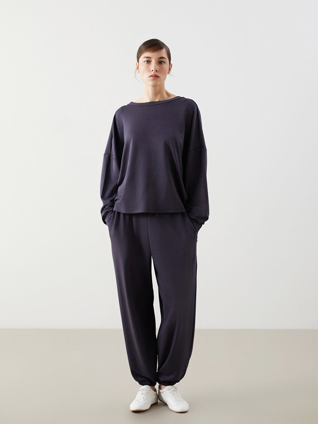 Elastic Waist Women's Jogger Sweatpants -S5N028Z8-Z7Z