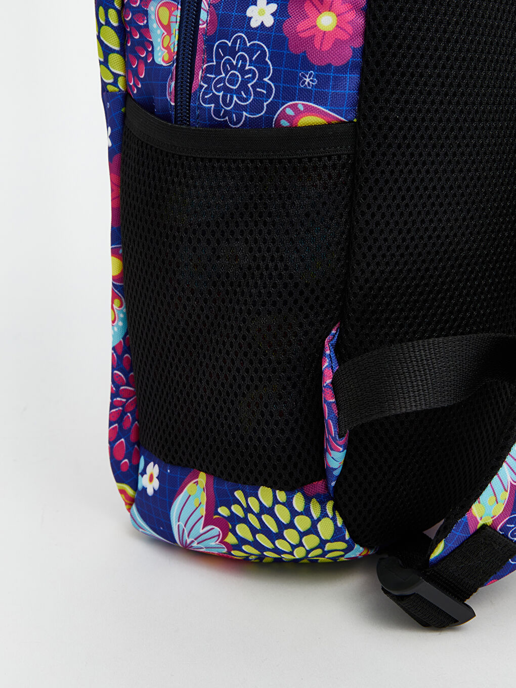 Mor Kelebek Baskılı Kız Çocuk Okul Çantası-2