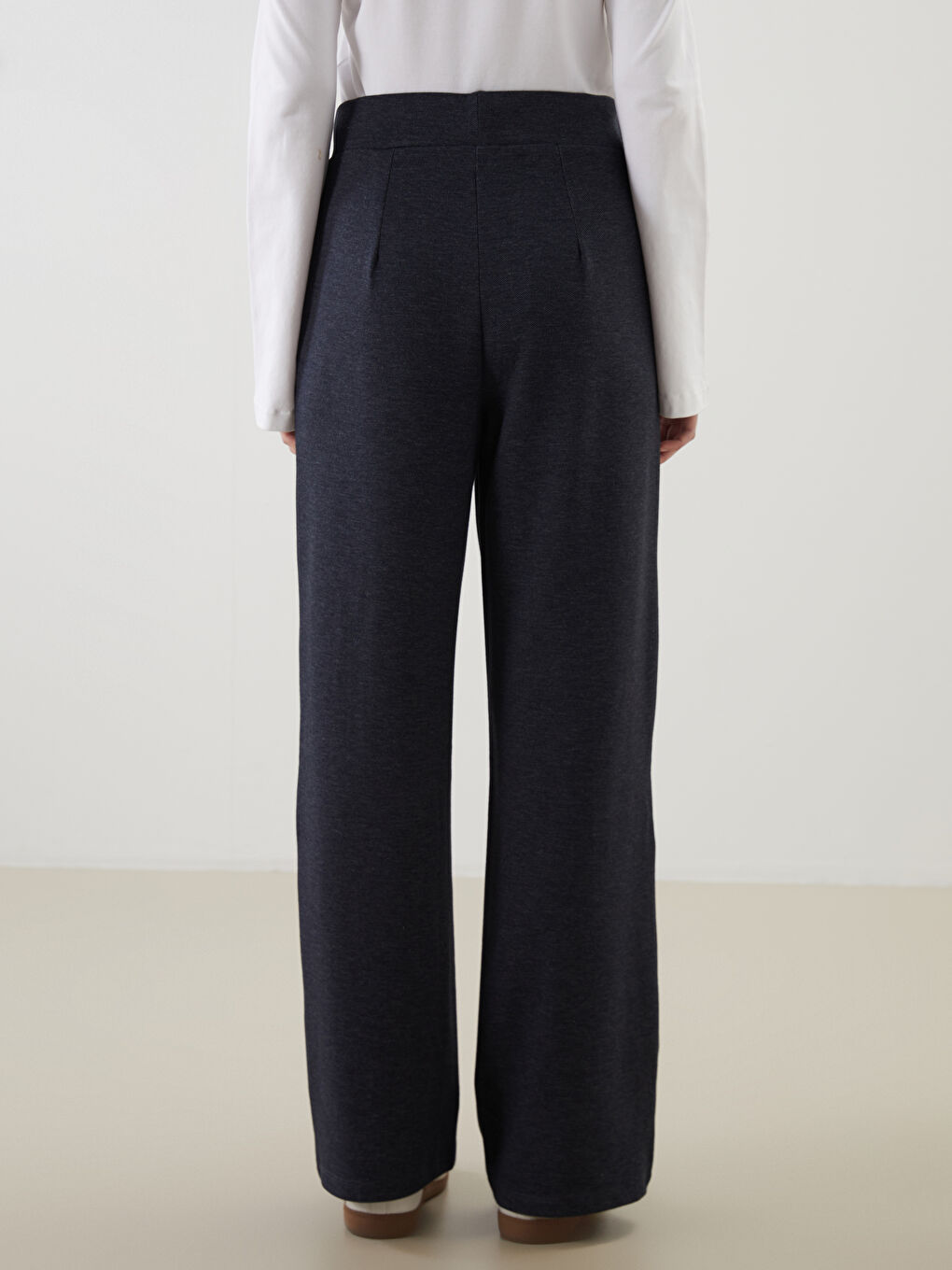 Elastic Waist Women'S Pants -S5N095Z8-CTH