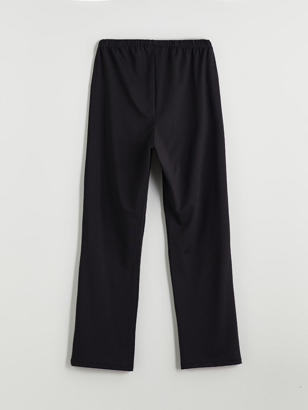 Siyah Dik Yaka Leopar Desenli Kadın Tesettür Mayo Takımı-10