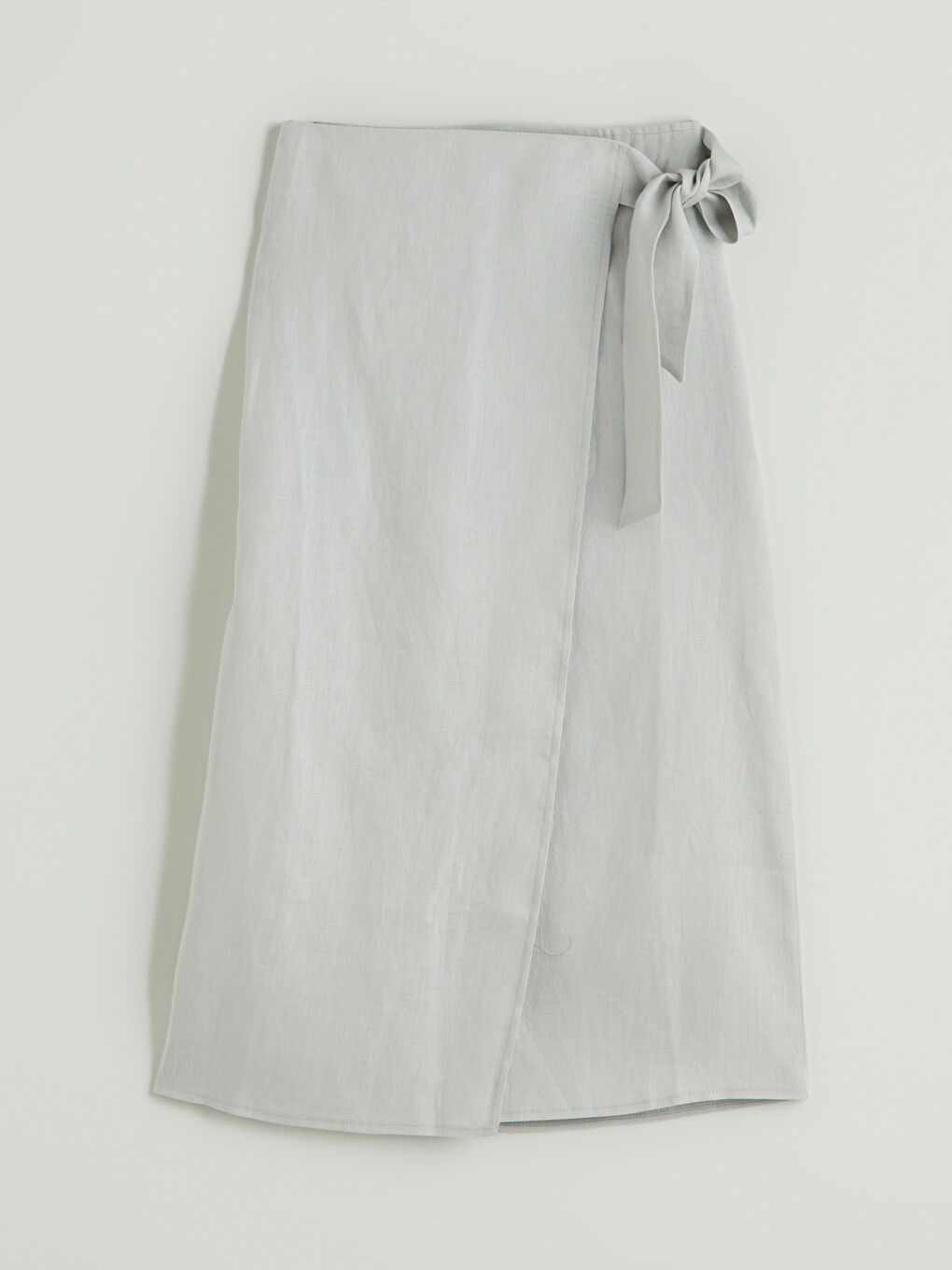 100% Linen Skirt with Elastic Waist-4
