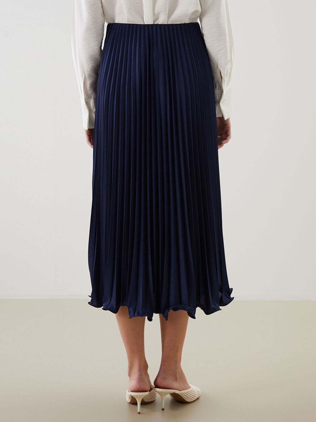 Elastic Waist Chiffon Women’S Pleated Skirt -S5N225Z8-ZZL