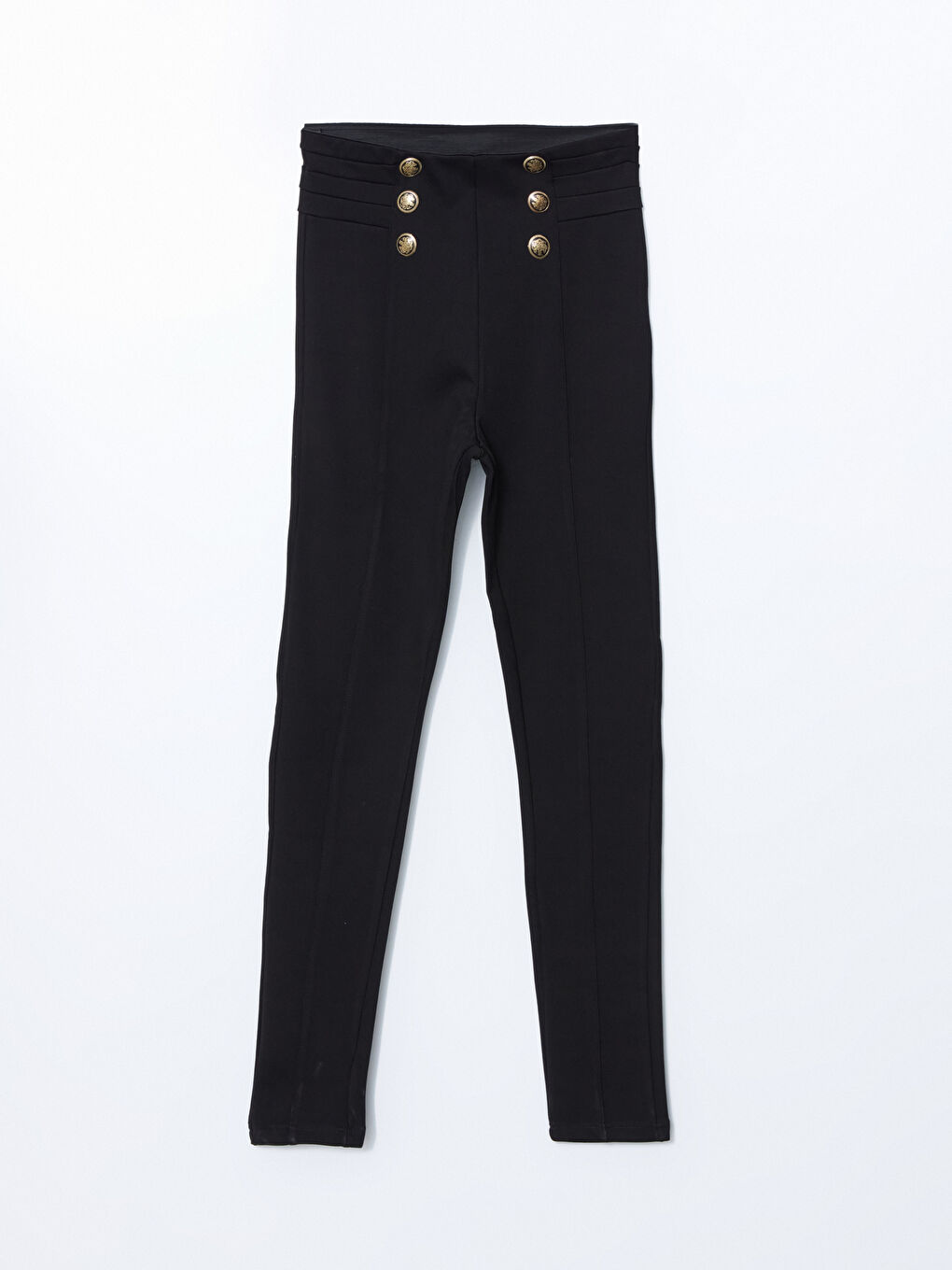 Elastic Waist Slim Fit Women's Trousers -S5N241Z8-CVL