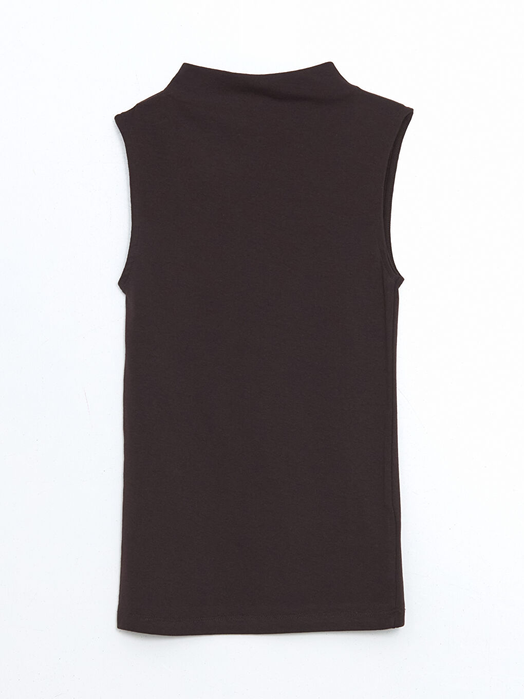 LCWAIKIKI Classic Kahverengi Dik Yaka Kadın Body - 5