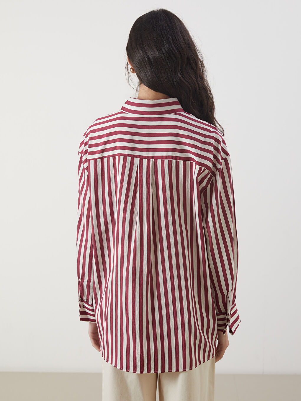 Striped Women's Shirt Tunic -S5N323Z8-LET