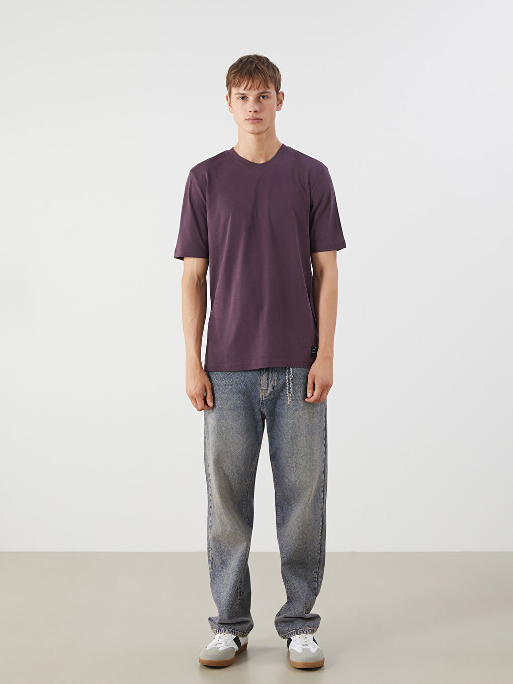 XSIDE Crew Neck Jersey Men's T-Shirt -S5N342Z8-UV2