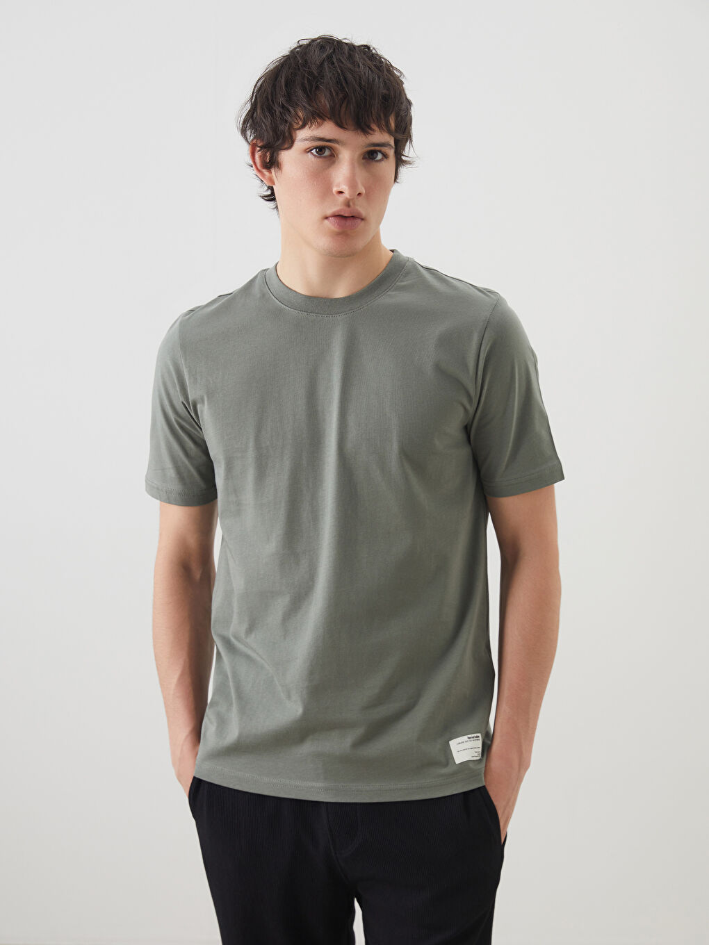 Crew Neck Jersey Men's T-Shirt -S5N342Z8-YRC