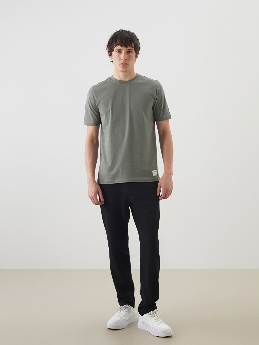 Crew Neck Jersey Men's T-Shirt -S5N342Z8-YRC