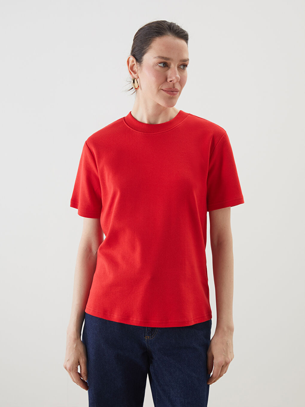 Crew Neck Women's T-Shirt -S5N361Z8-HMW
