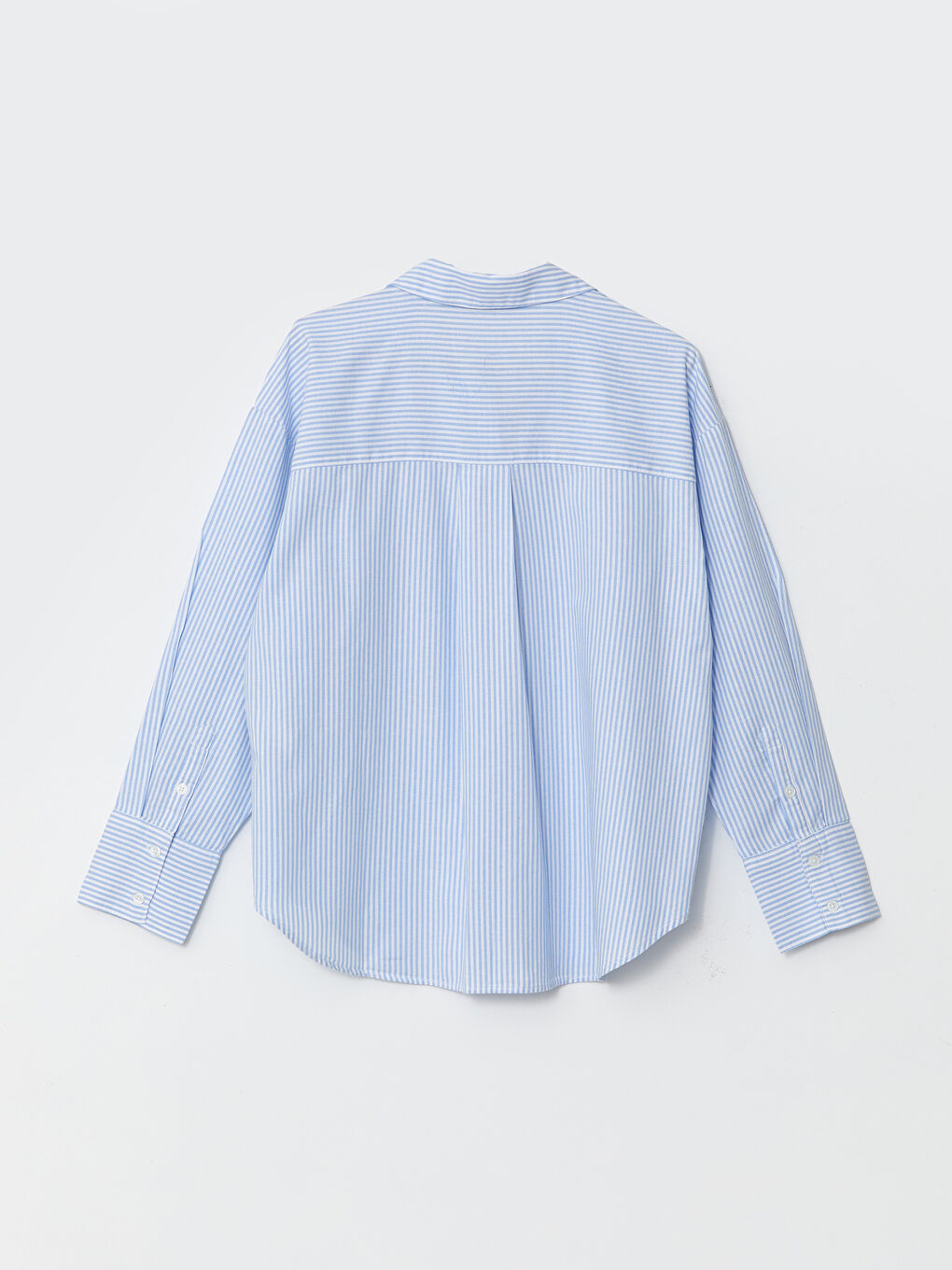 قميص مُخَطَّط واسع الحجم للسيدات-9