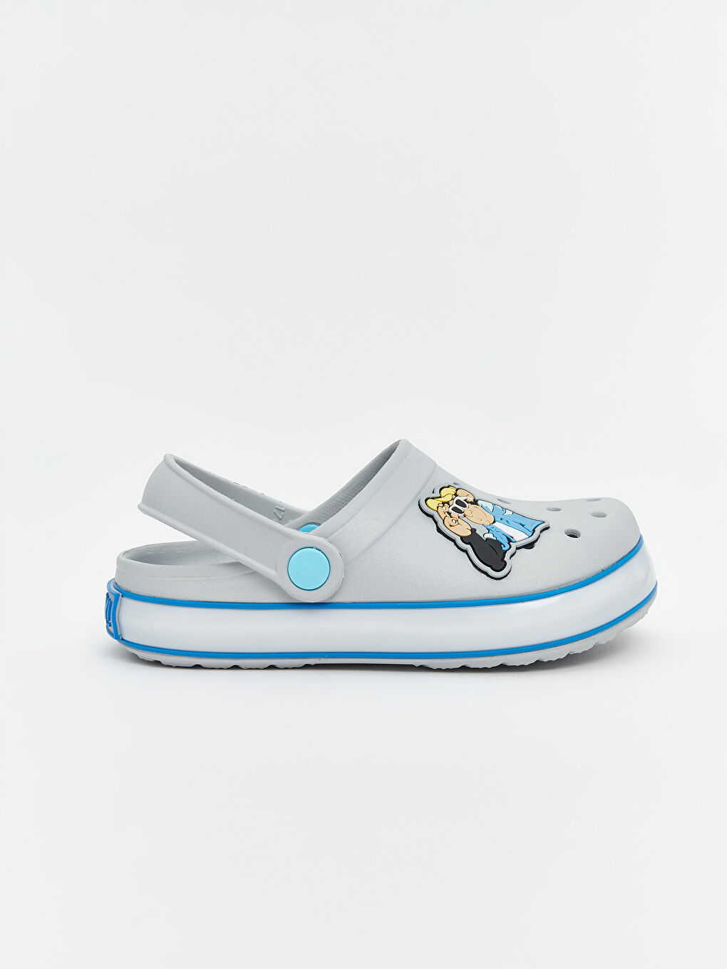 LCW STEPS Gri Nostaljik Maymun Baskılı Işıklı Erkek Çocuk  Plaj Sandaleti - 2