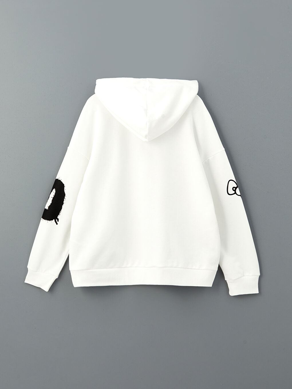 Woman ECRU Hoodie -S5N433Z8-R9J
