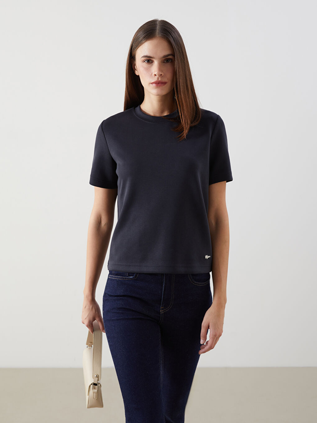Modal Blend Women's T-Shirt -S5N441Z8-CVL