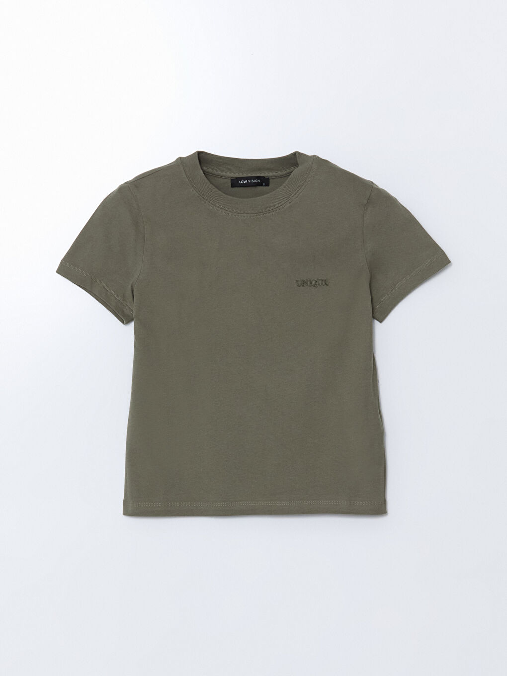 Crew Neck Embroidered Women's T-Shirt -S5N446Z8-R1D