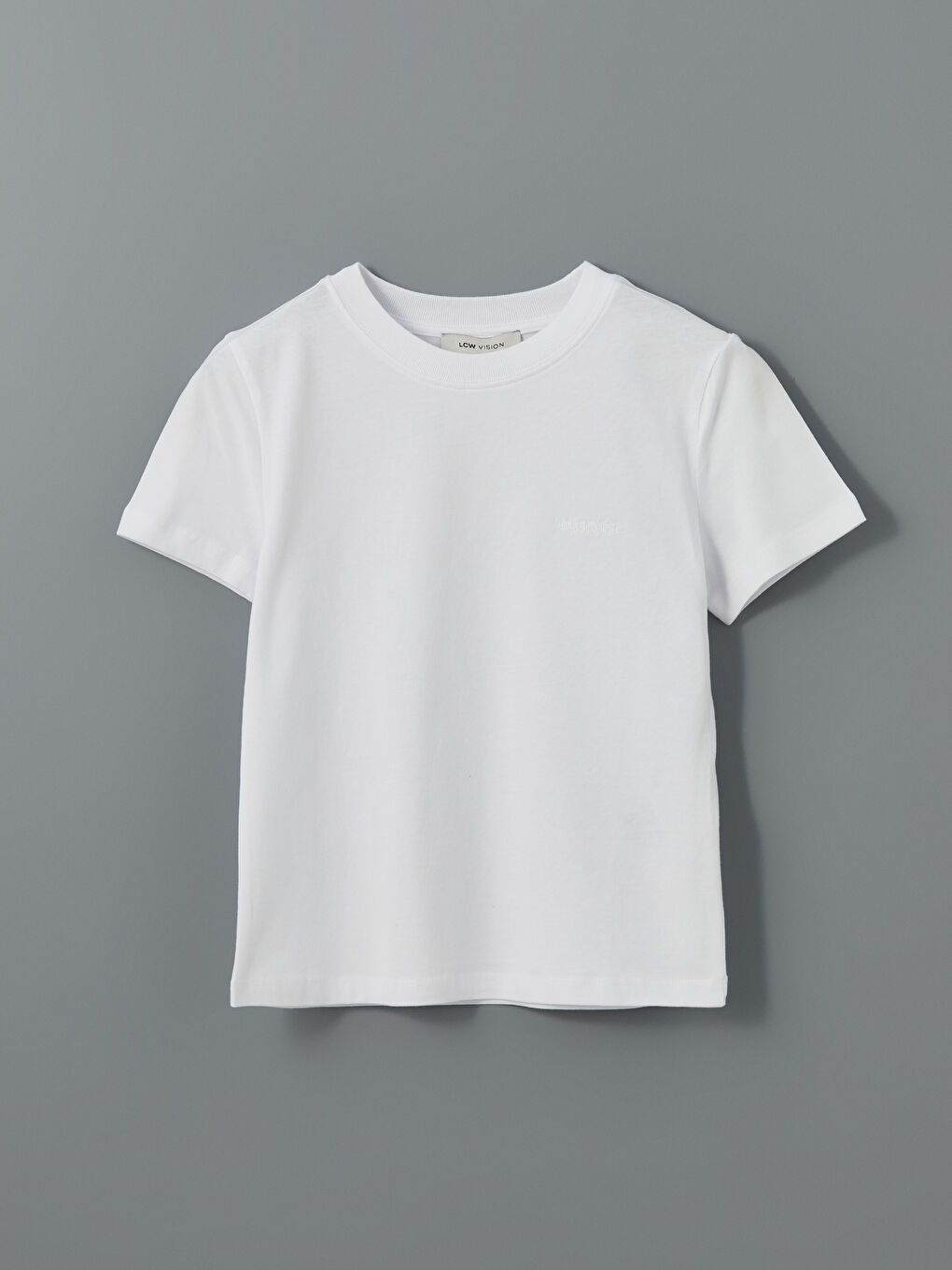 Crew Neck Embroidered Women's T-Shirt -S5N446Z8-Q6K
