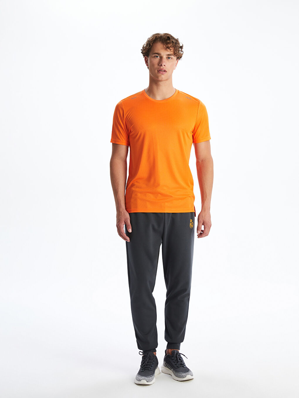 Crew Neck Short Sleeve Men's Sports T-Shirt -S5N447Z8-GMN