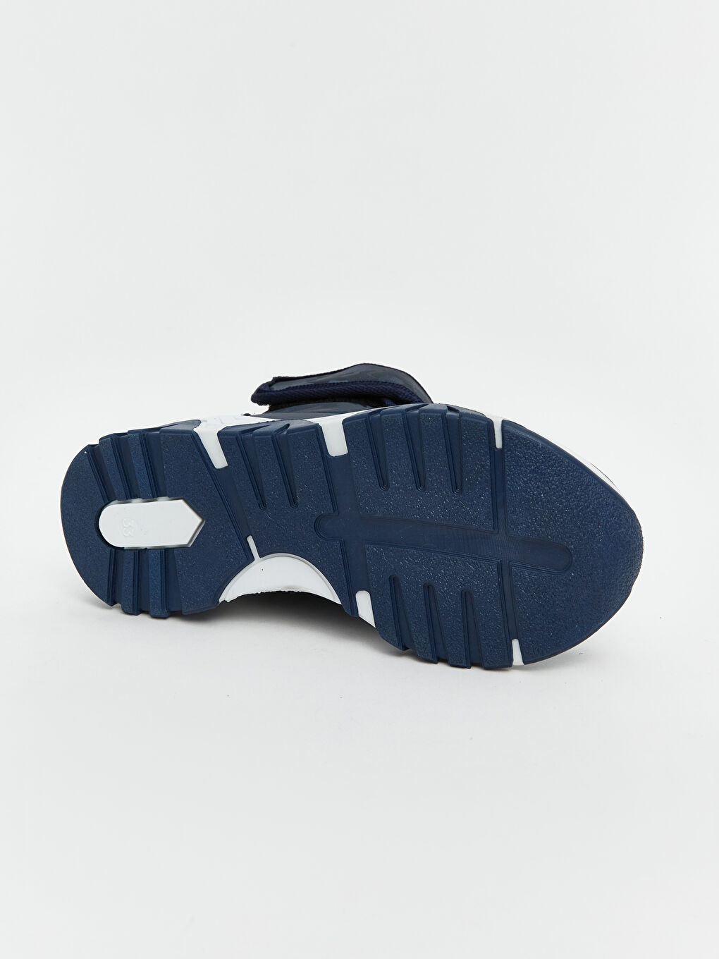 Lacivert Deri Görünümlü Erkek Çocuk Cırt Cırtlı  Kar Botu-5