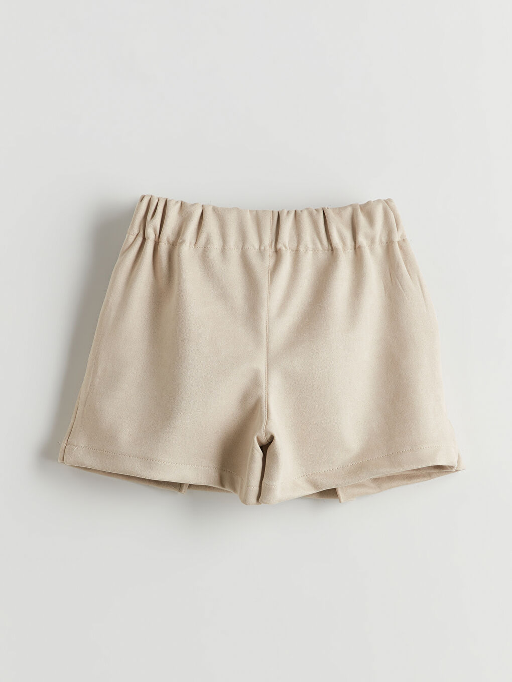 Elastic Waist Suede Girls Skirt Shorts -S5N469Z4-F0B