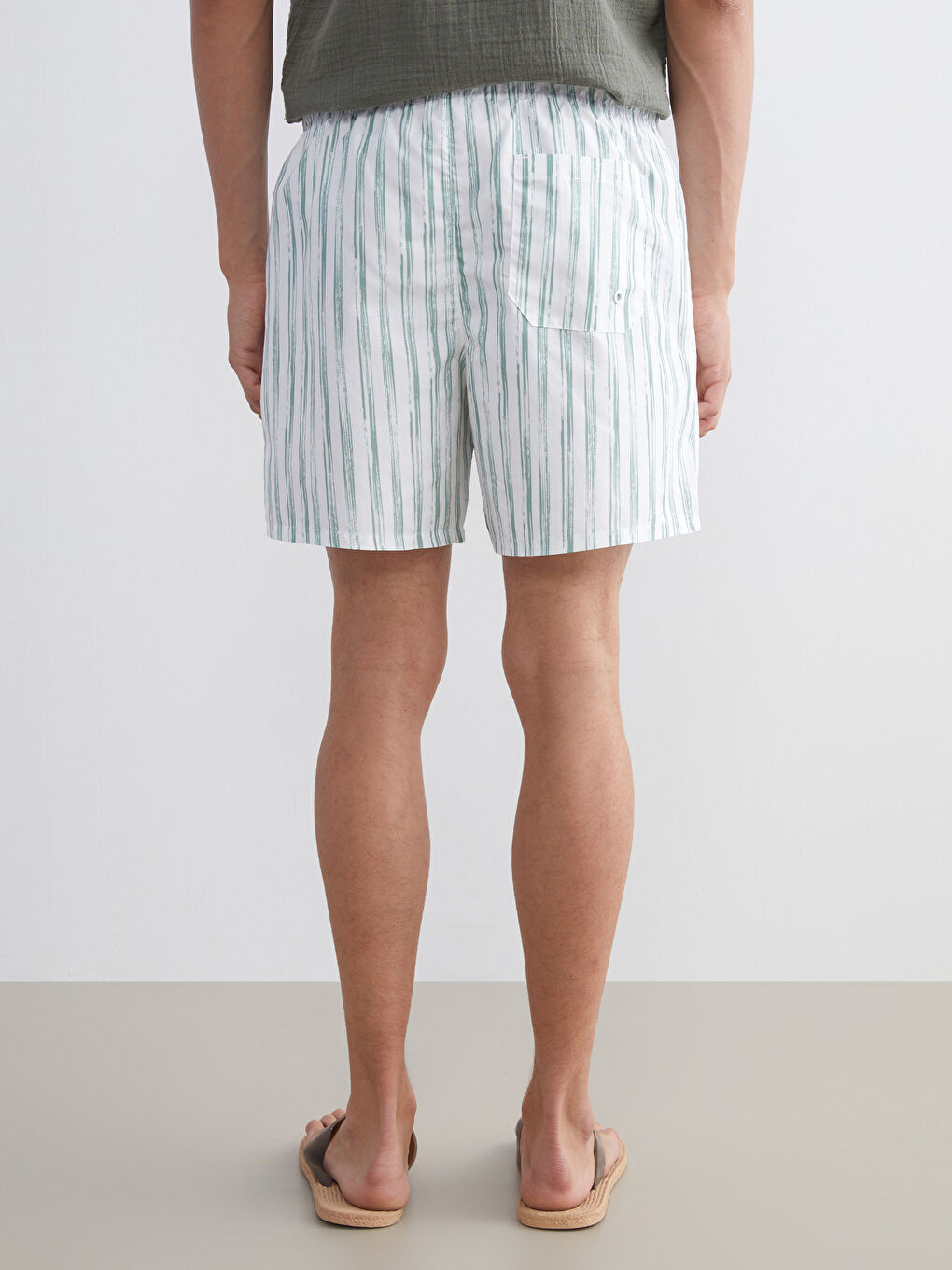 XSIDE Short Striped Men's Swimming Shorts -S5N504Z8-LRK