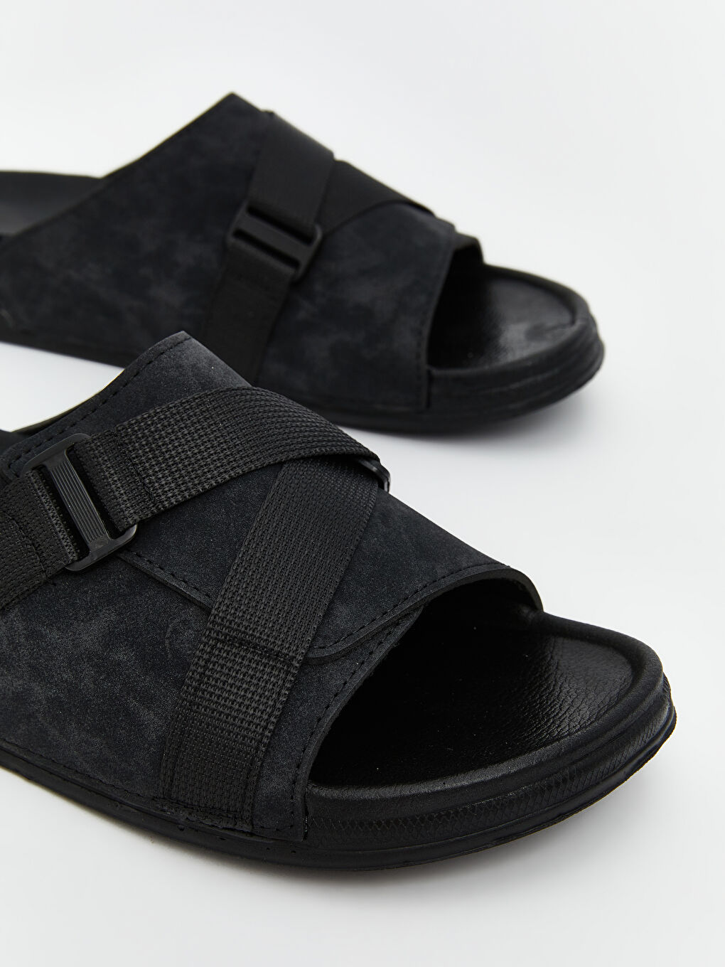 Faux Suede Men's Slippers -S5N549Z8-CVL